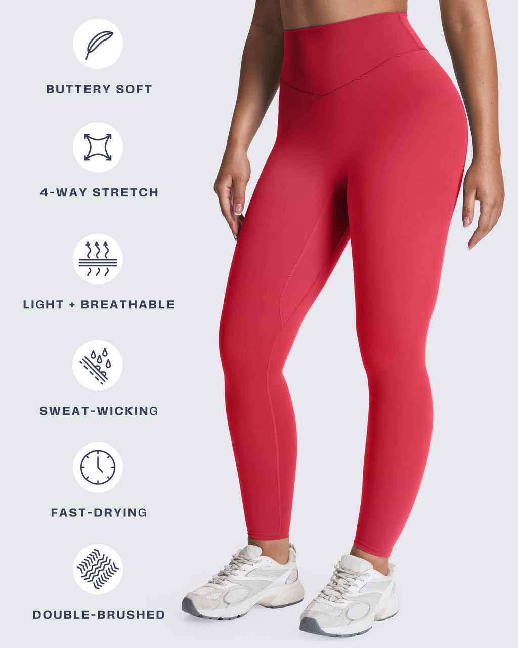 Aoxjox "Metamorph" Deep V Yoga Pants 26"