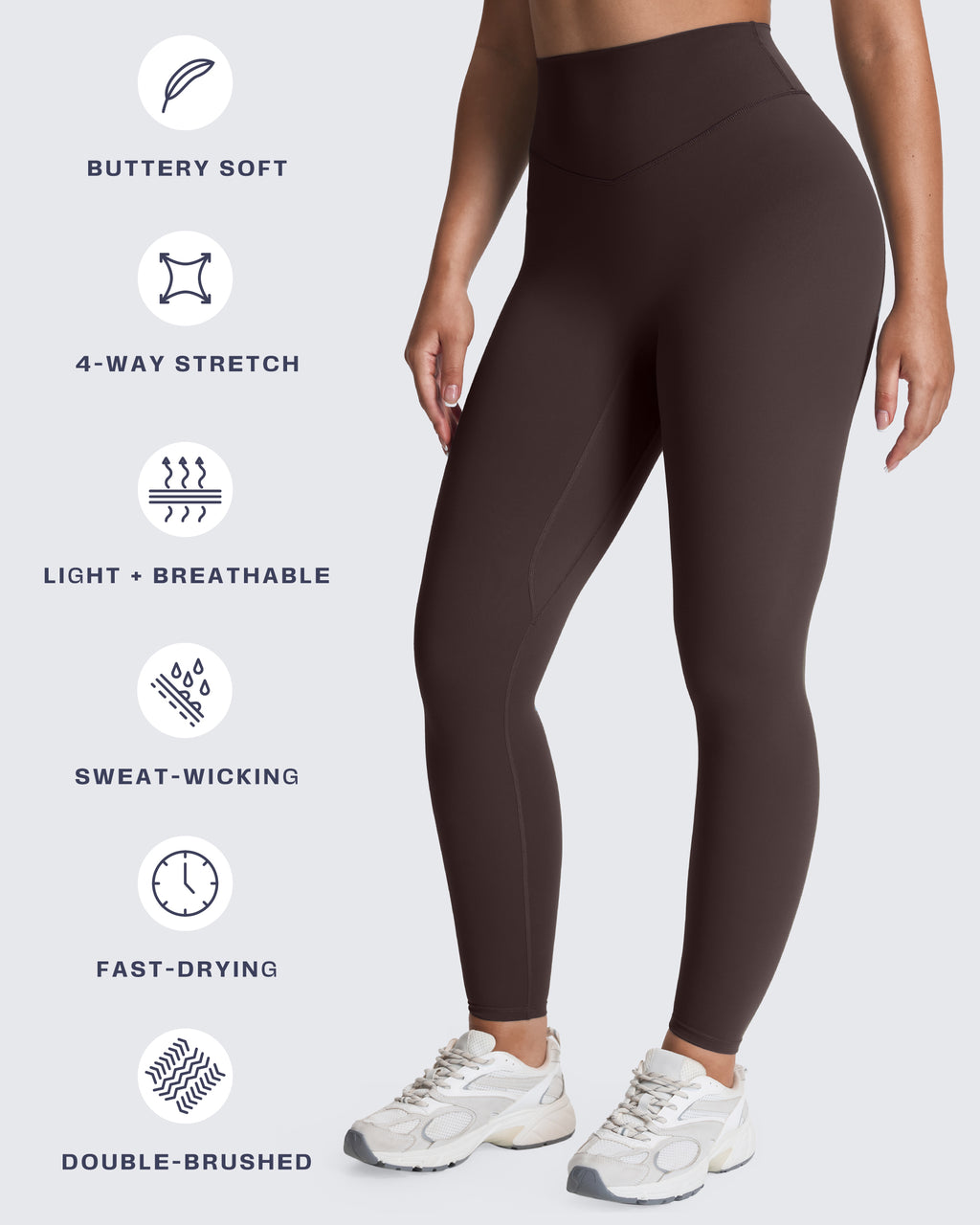 Aoxjox "Metamorph" Deep V Yoga Pants 26"