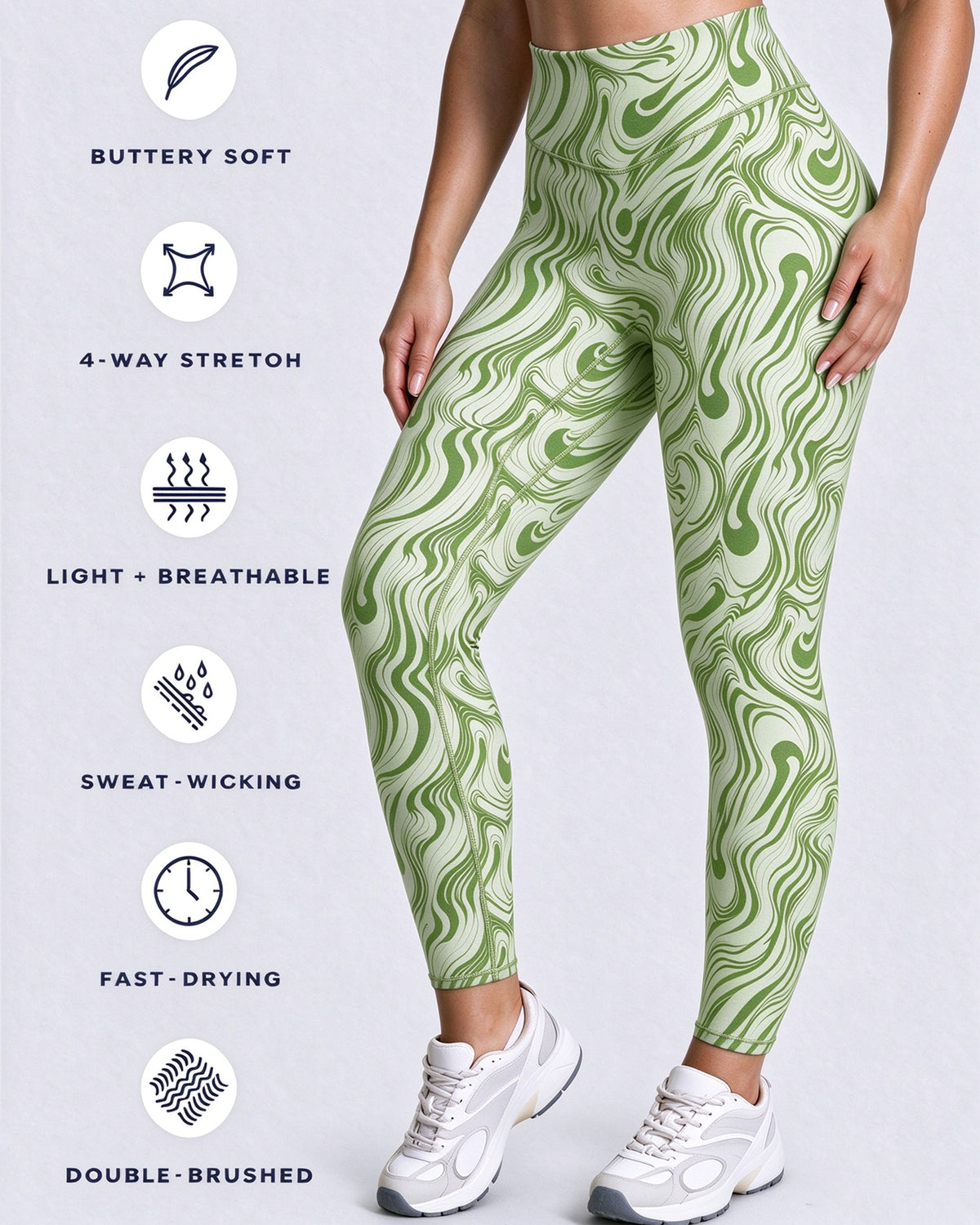 Aoxjox "Metamorph" Deep V Yoga Pants 26"
