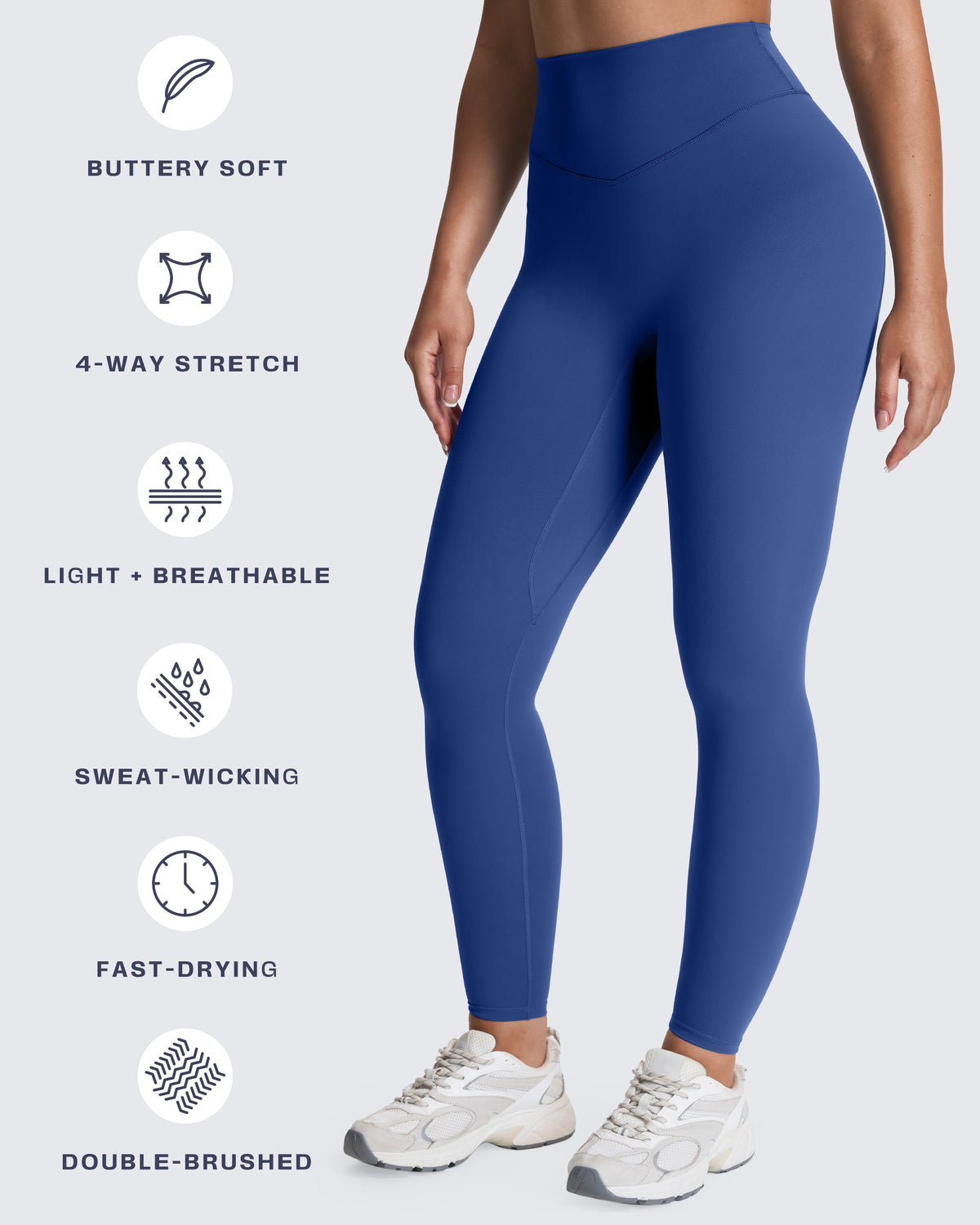 Aoxjox "Metamorph" Deep V Yoga Pants 26"