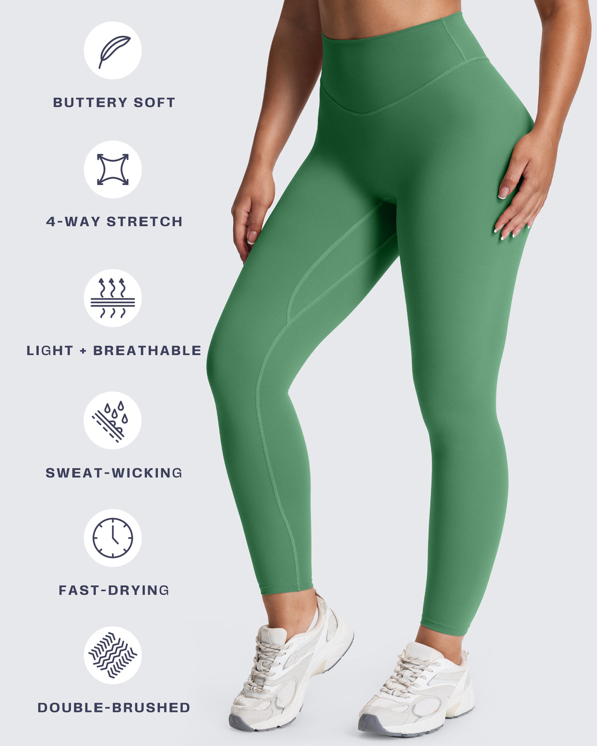 Aoxjox "Metamorph" Deep V Yoga Pants 26"