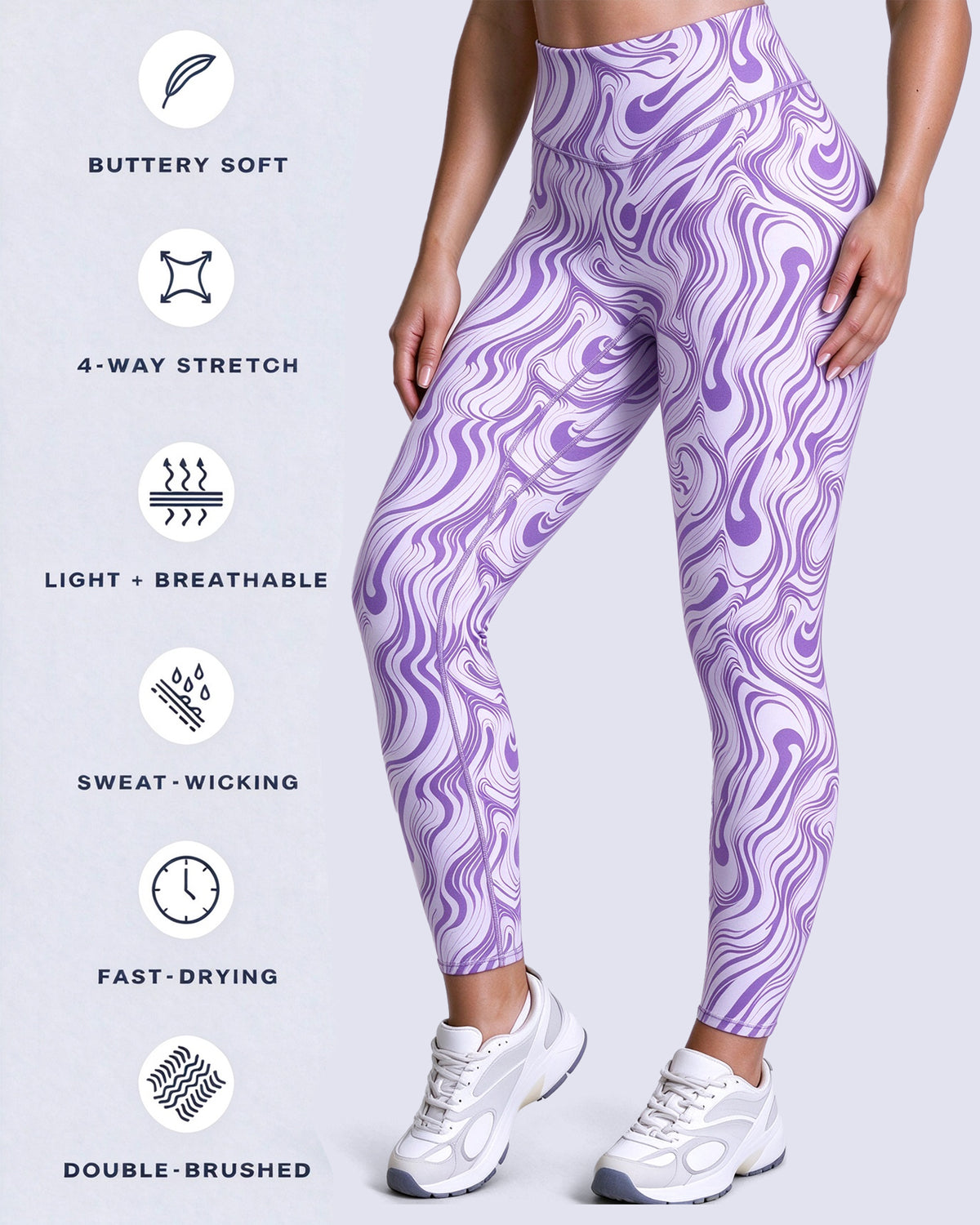 Aoxjox "Metamorph" Deep V Yoga Pants 26"