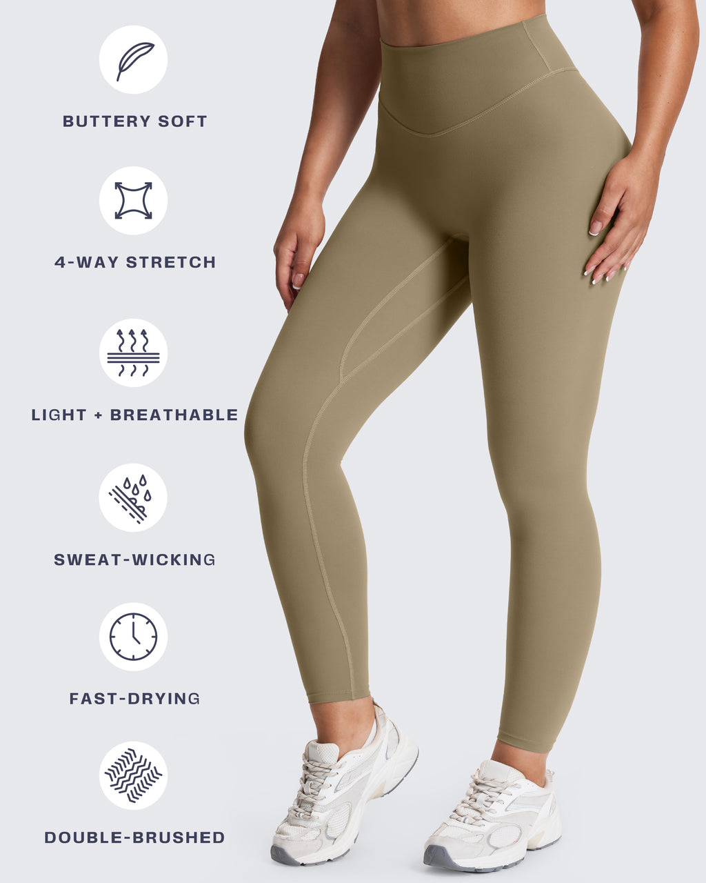 Aoxjox "Metamorph" Deep V Yoga Pants 26"