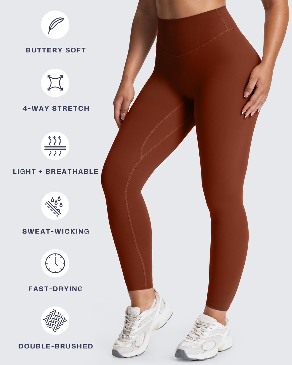 Aoxjox "Metamorph" Deep V Yoga Pants 26"
