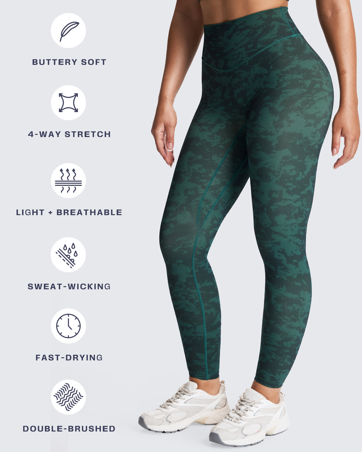 Aoxjox "Metamorph" Deep V Yoga Pants 26"