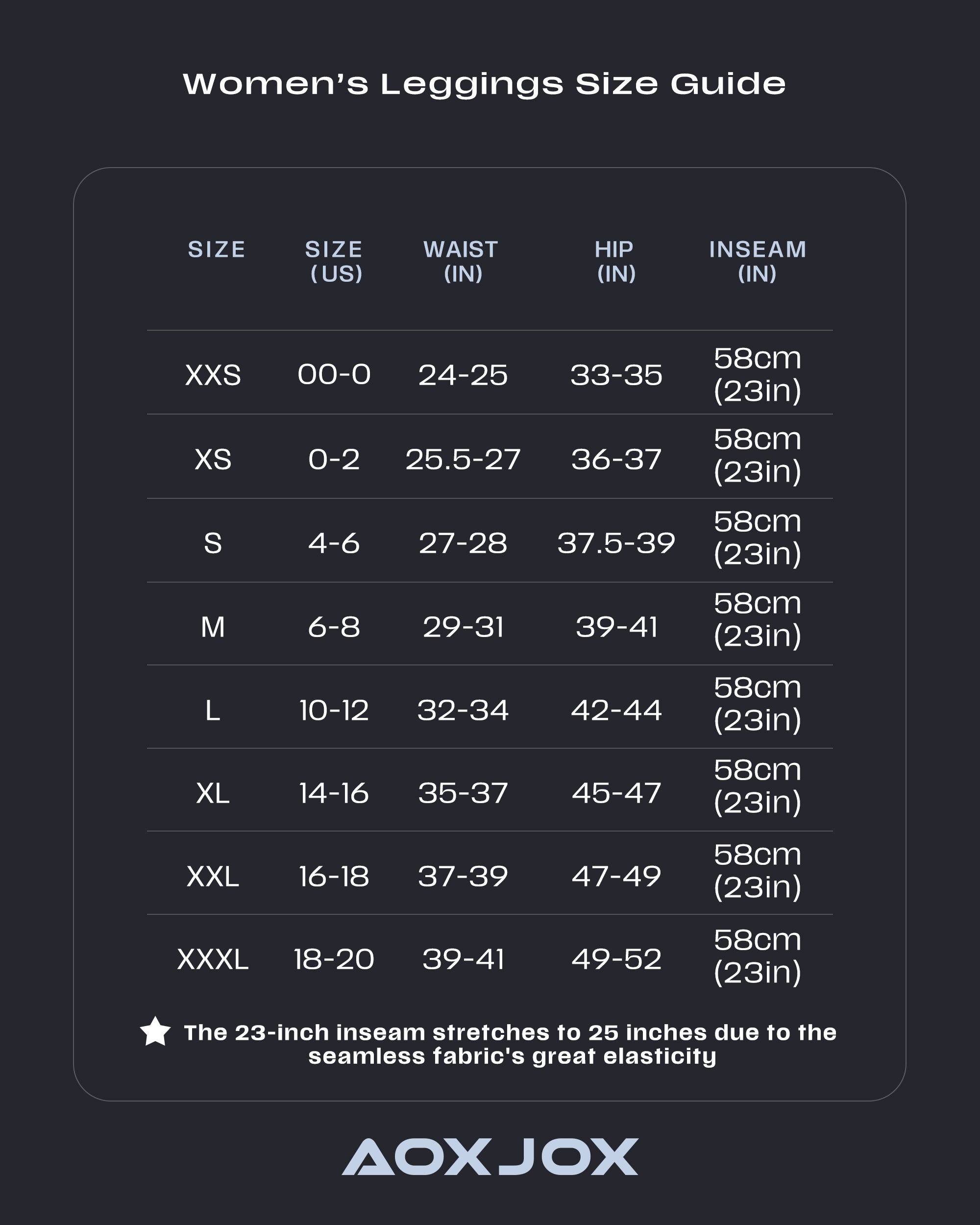 Aoxjox “ Kinetic” Seamless Leggings