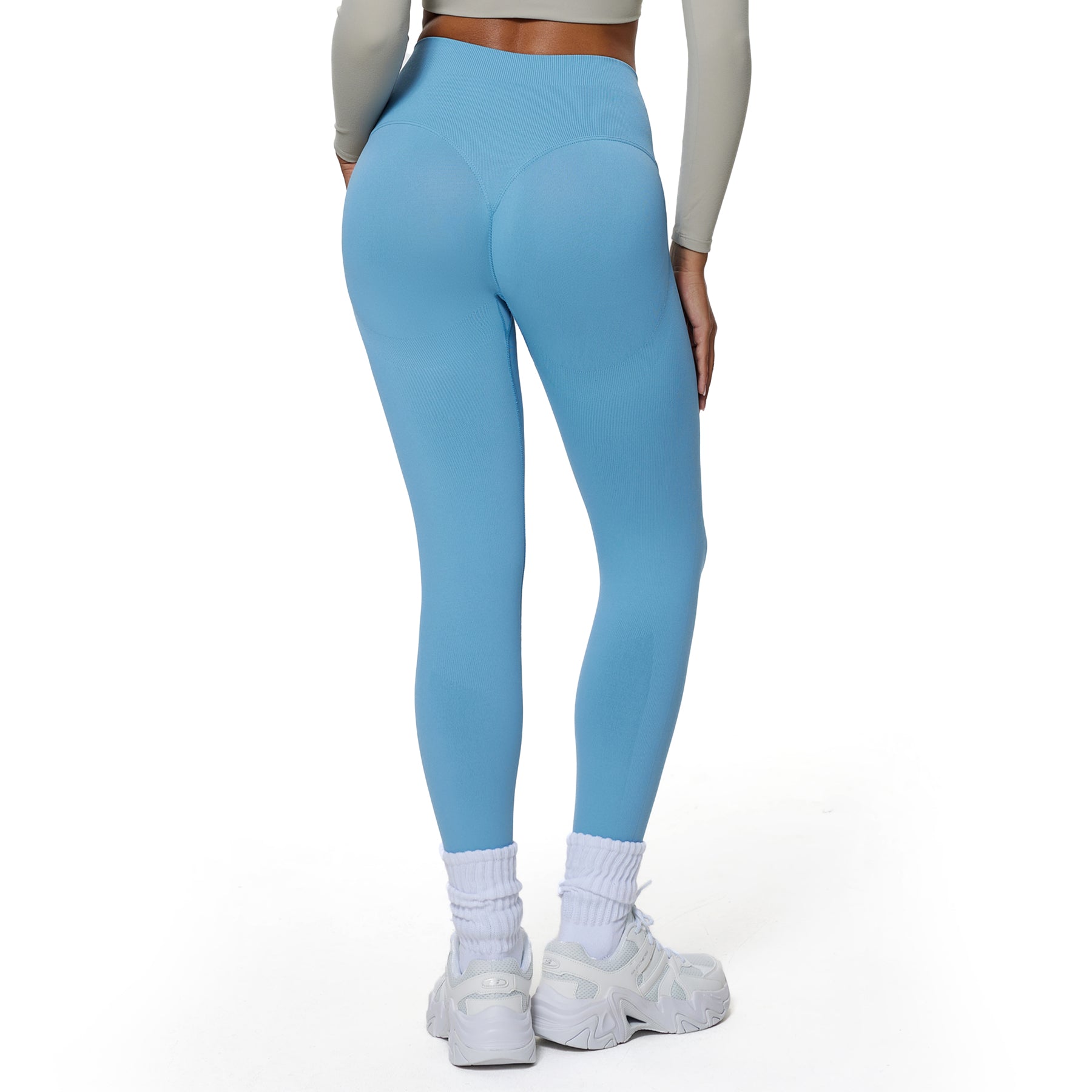 Aoxjox Peach Contour Seamless Butt Lift Leggings