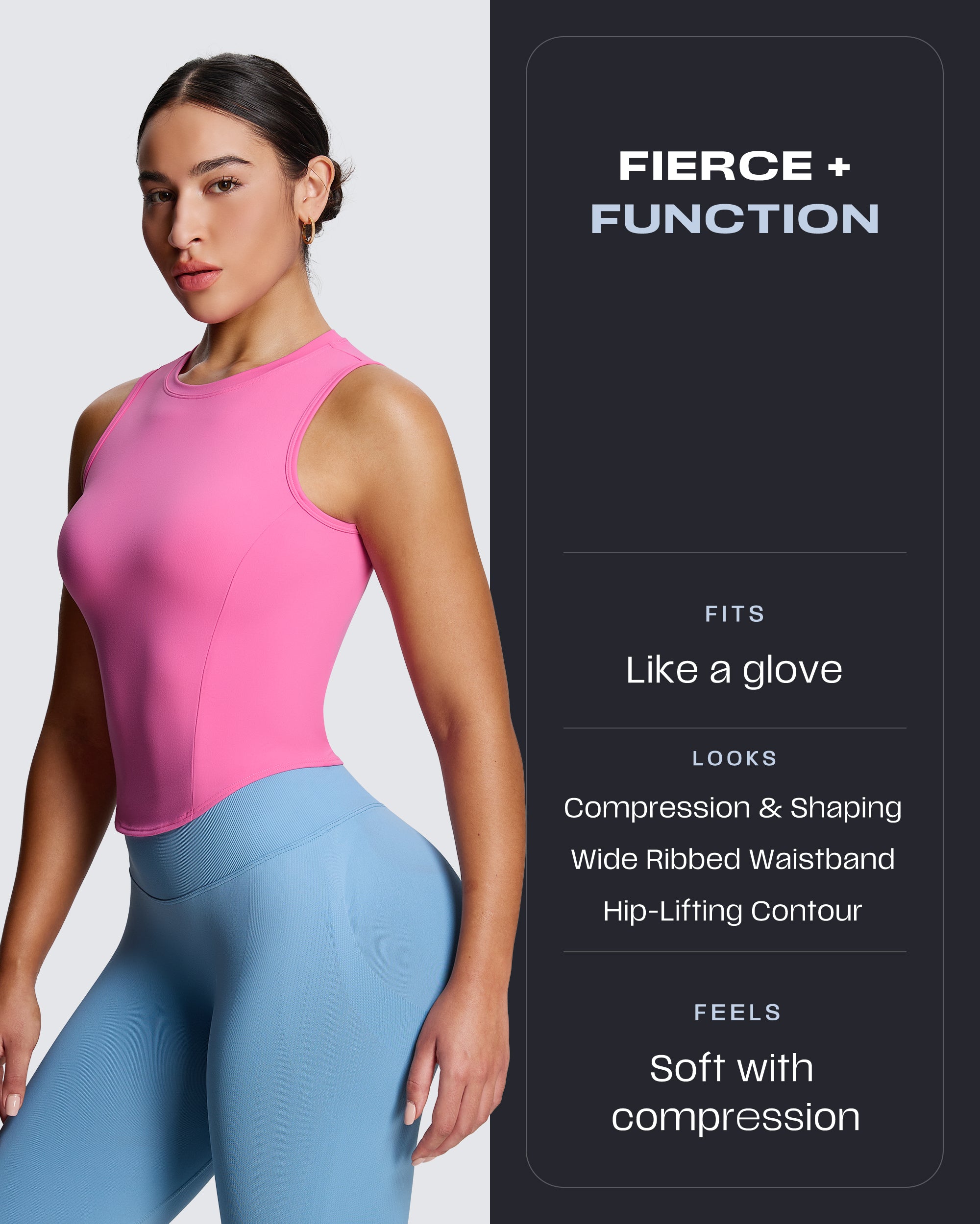 Aoxjox Peach Contour Seamless Butt Lift Leggings