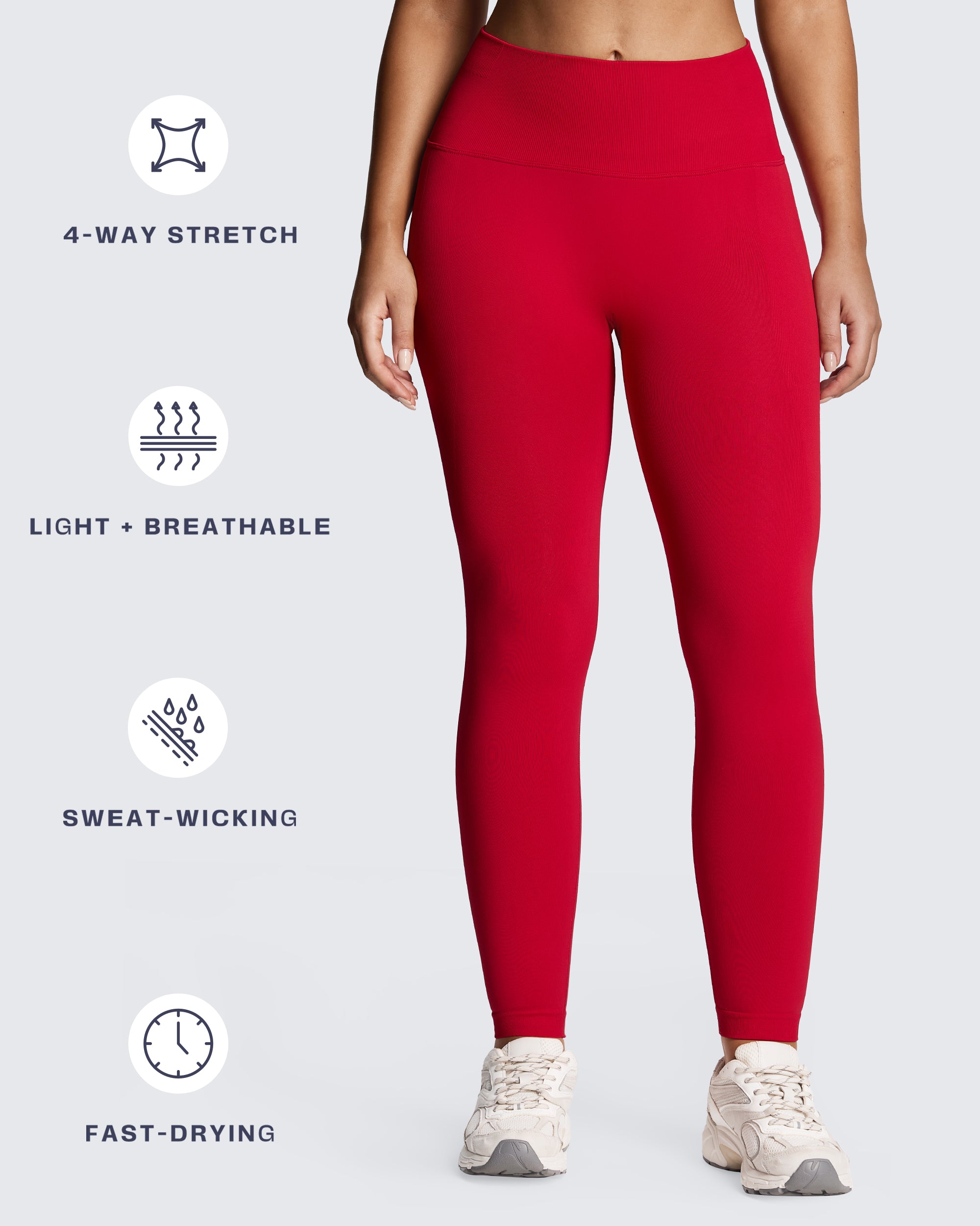 Aoxjox Peach Contour Seamless Butt Lift Leggings
