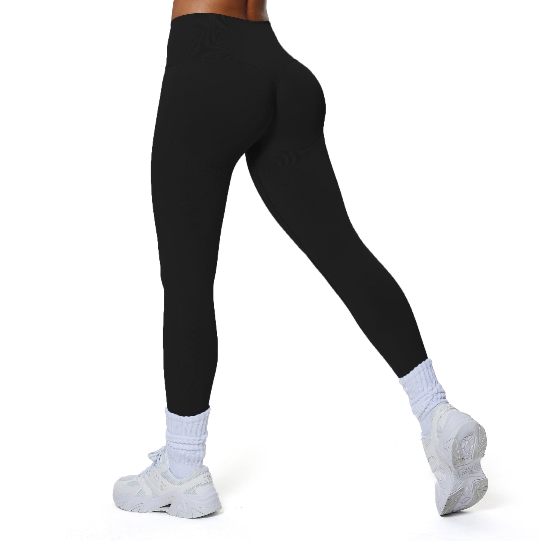 Aoxjox Peach Contour Seamless Butt Lift Leggings