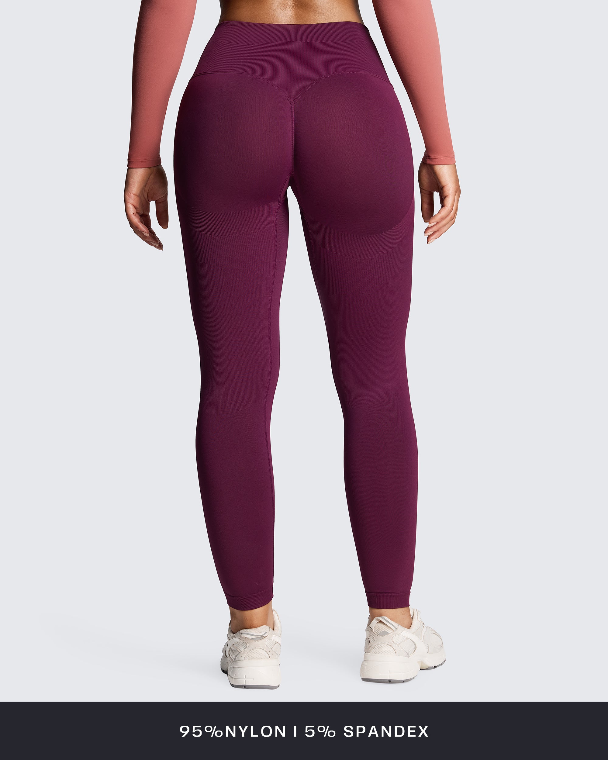 Aoxjox Peach Contour Seamless Butt Lift Leggings