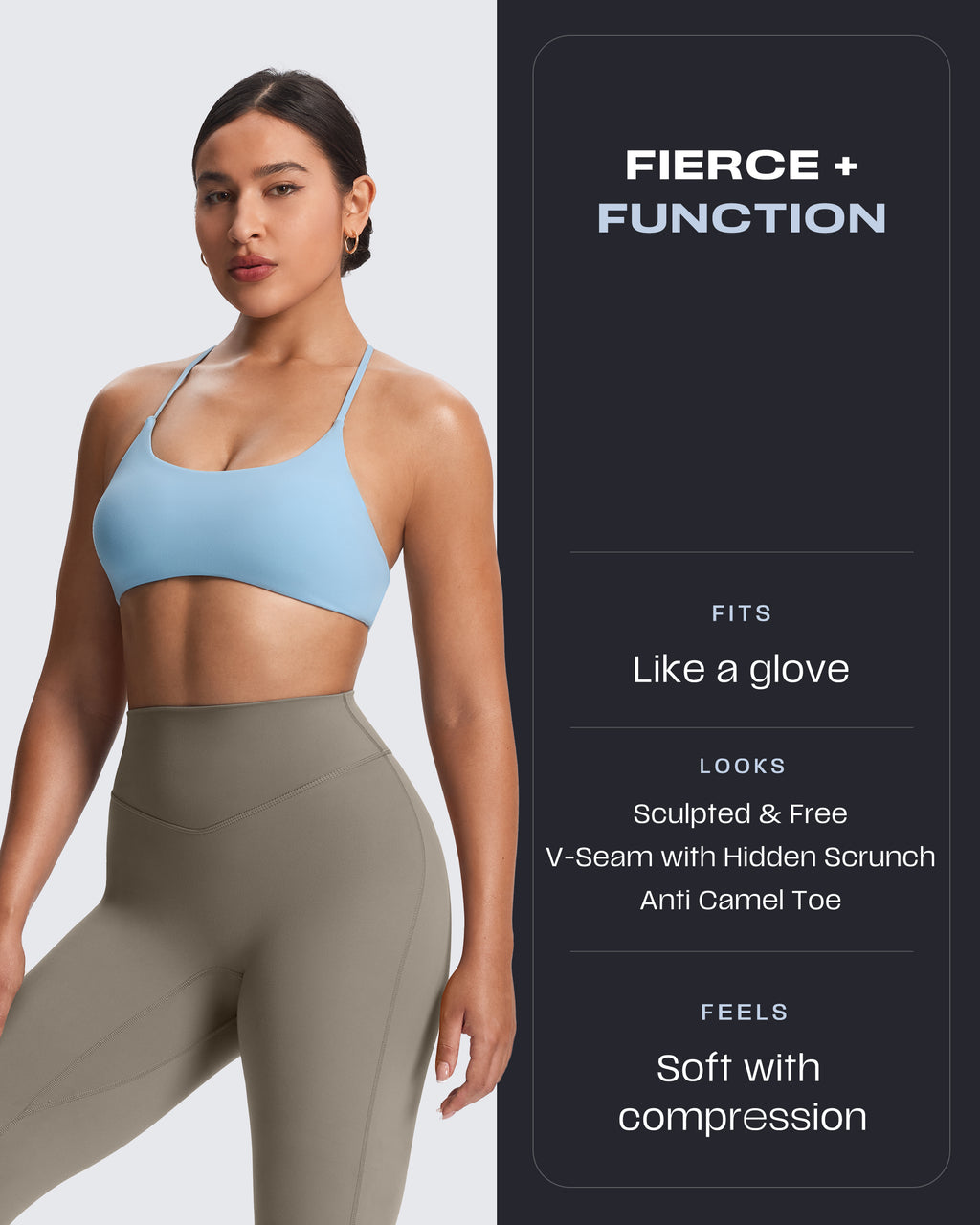 Aoxjox "Hidden Scrunch" Leggings 25"/27"/28.5"
