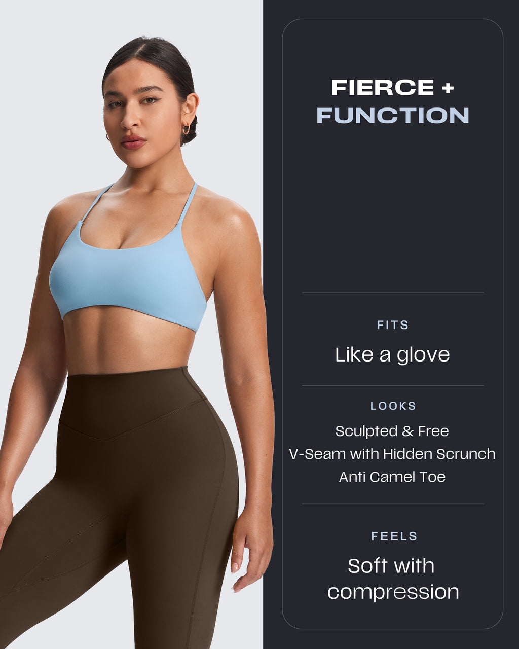 Aoxjox "Hidden Scrunch" Leggings 25"/27"/28.5"