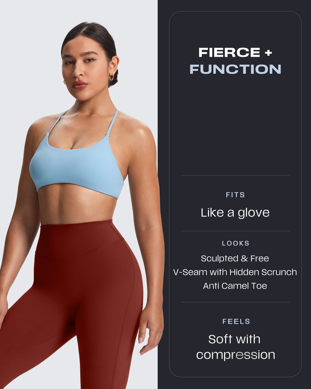 Aoxjox "Hidden Scrunch" Leggings 25"/27"/28.5"