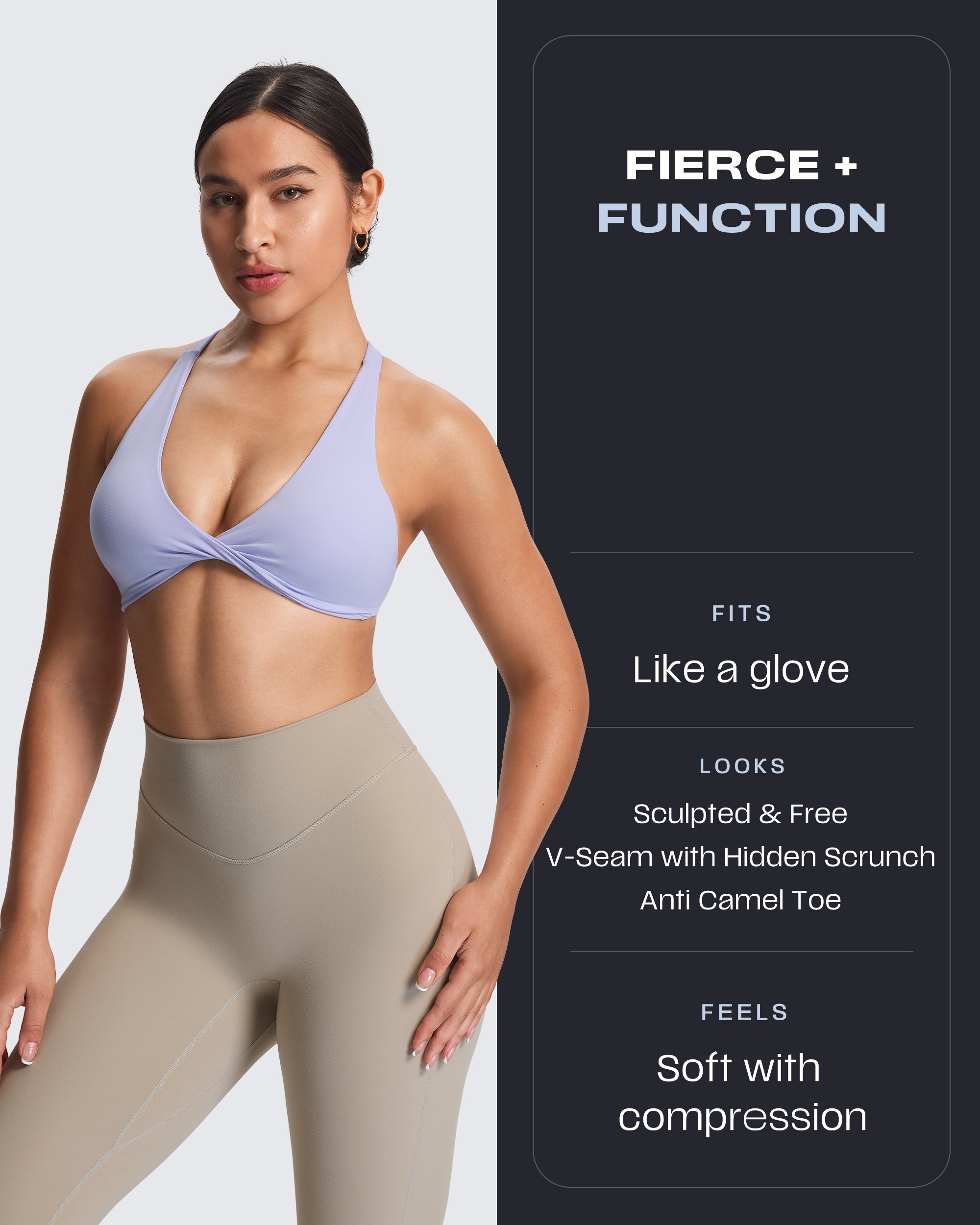 Aoxjox "Hidden Scrunch" Leggings 25"/27"/28.5"