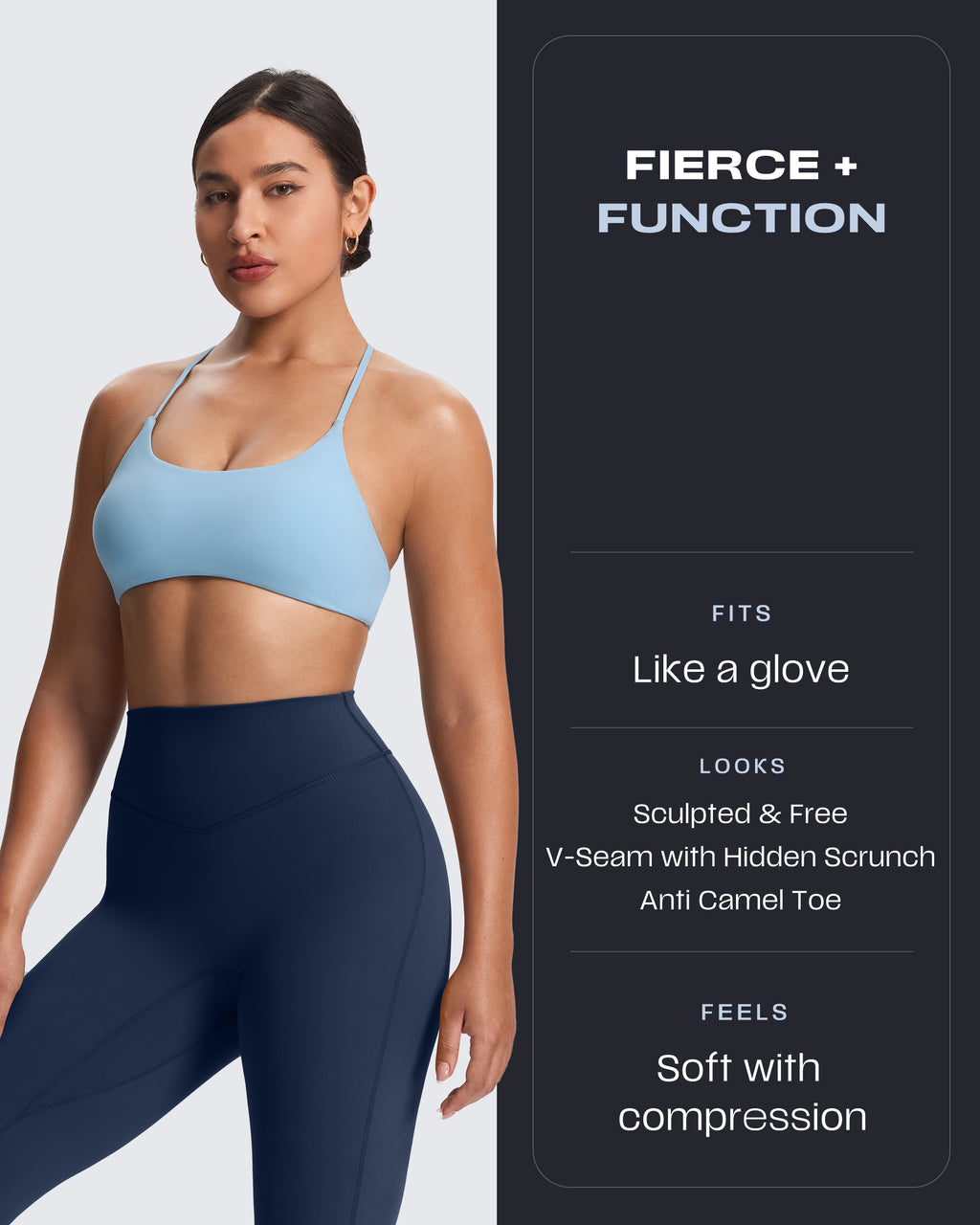 Aoxjox "Hidden Scrunch" Leggings 25"/27"/28.5"