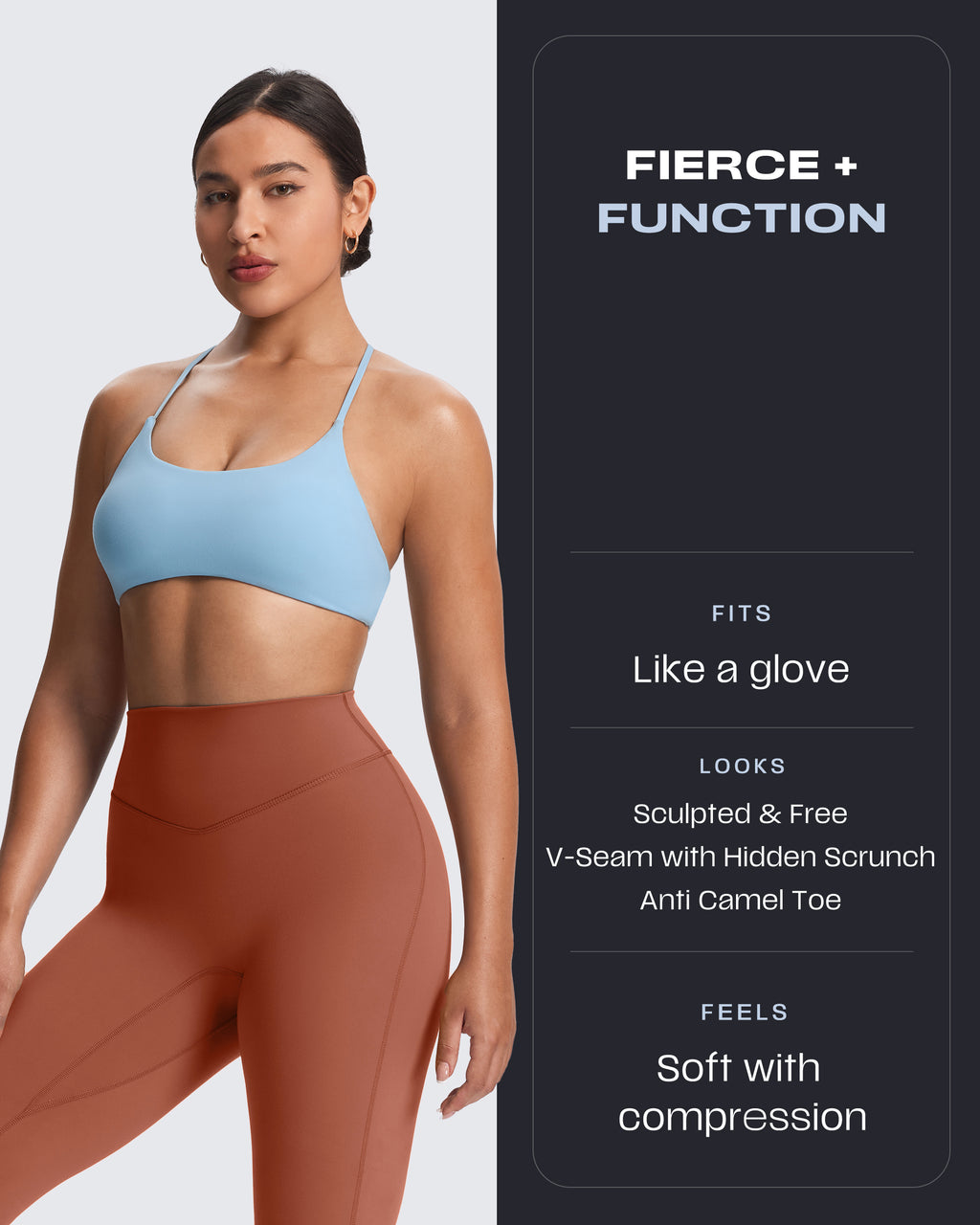 Aoxjox "Hidden Scrunch" Leggings 25"/27"/28.5"