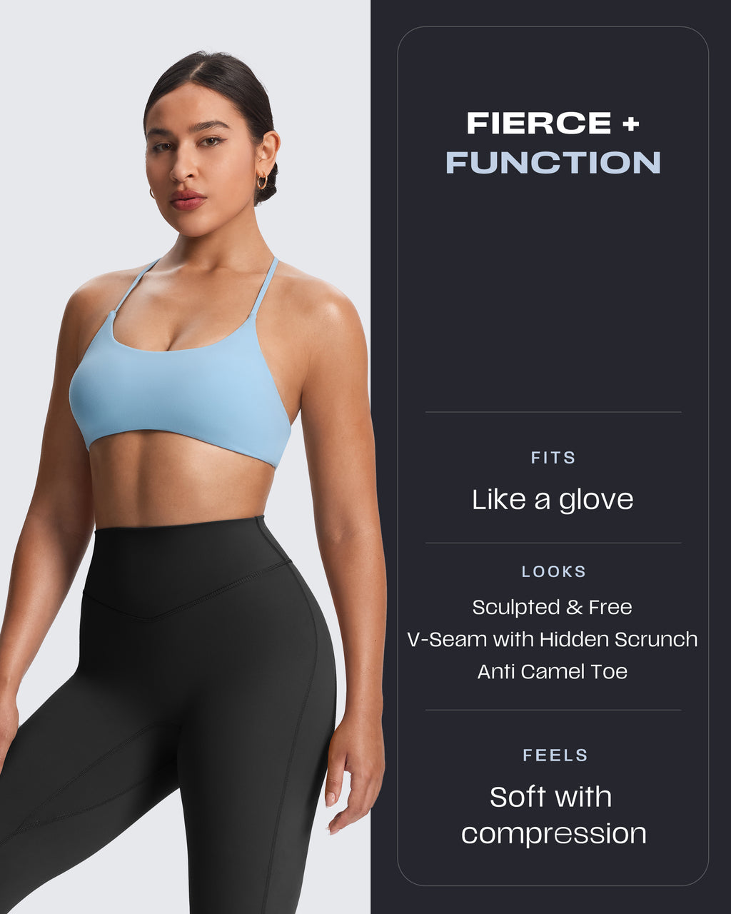 Aoxjox "Hidden Scrunch" Leggings 25"/27"/28.5"