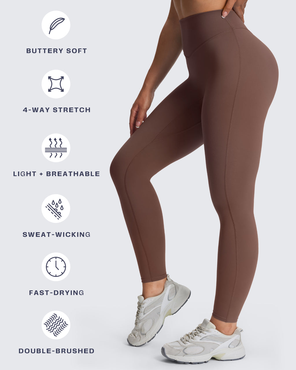 Aoxjox "Hidden Scrunch" Leggings 25"/27"/28.5"