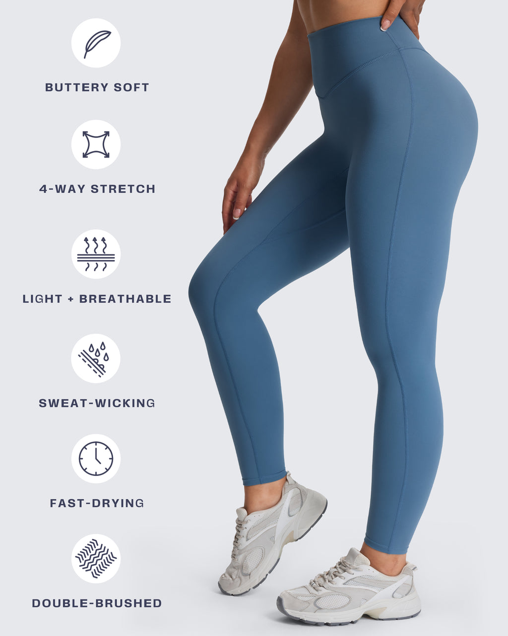 Aoxjox "Hidden Scrunch" Leggings 25"/27"/28.5"