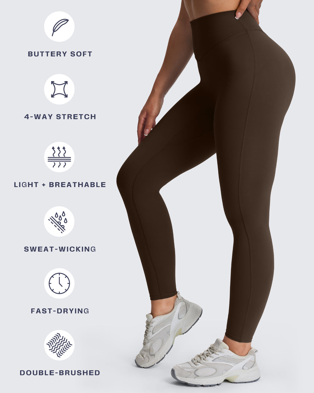 Aoxjox "Hidden Scrunch" Leggings 25"/27"/28.5"