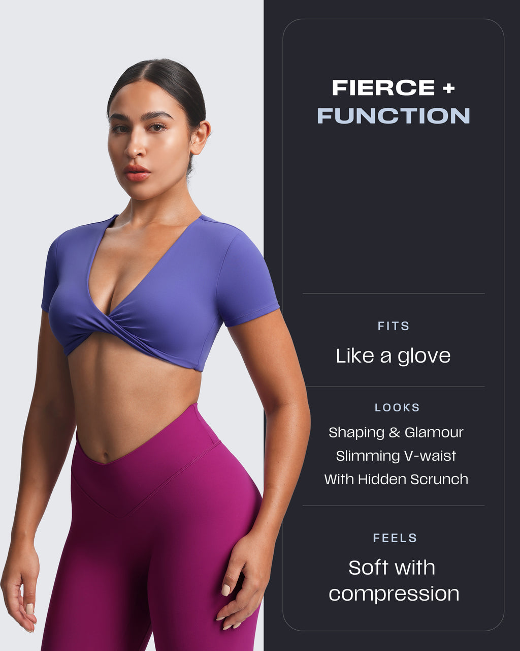 Aoxjox "Vanity" V-Waist Hidden Scrunch 24"/26"/28"