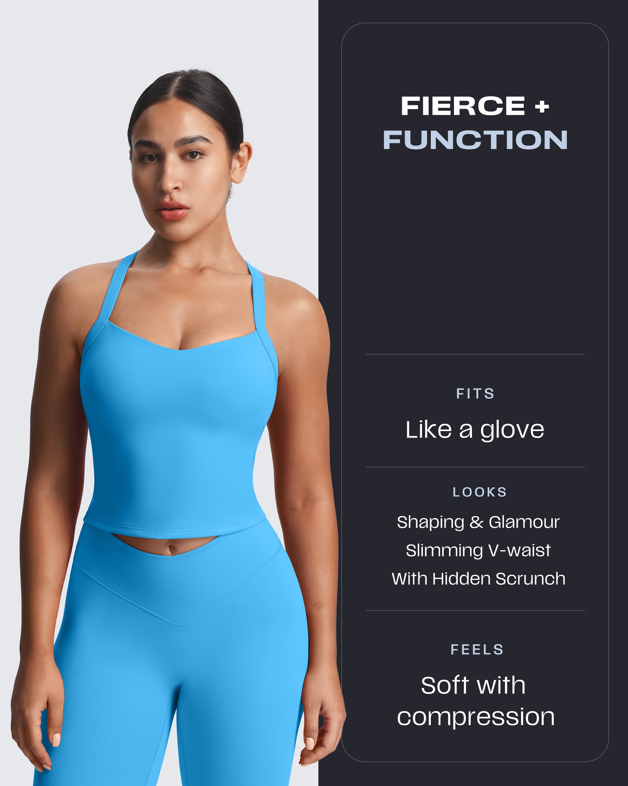 Aoxjox "Vanity" V-Waist Hidden Scrunch 24"/26"/28"