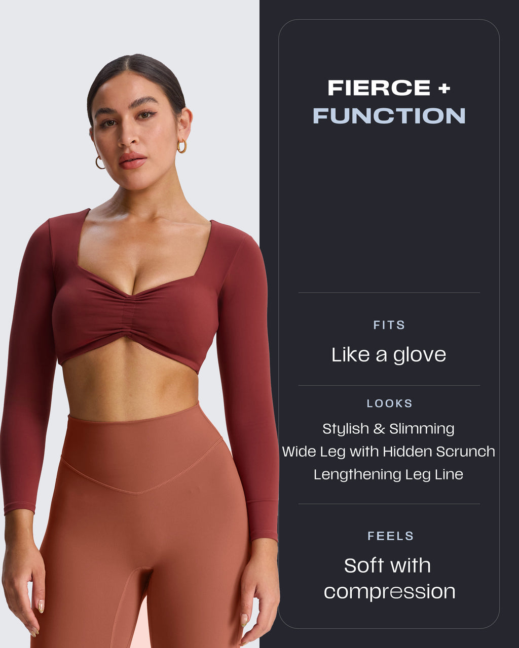 Aoxjox Hidden Scrunch Butt Lifting Flare 34”