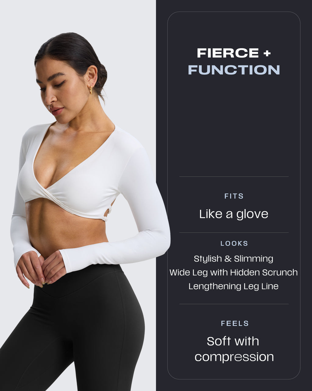 Aoxjox Hidden Scrunch Butt Lifting Flare 30”