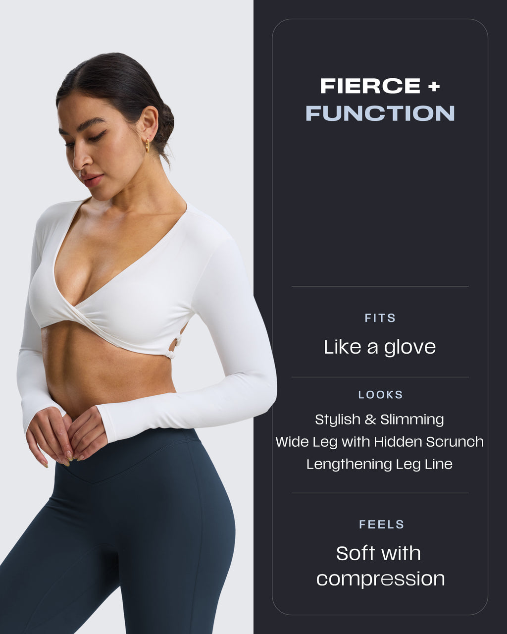 Aoxjox Hidden Scrunch Butt Lifting Flare 30”