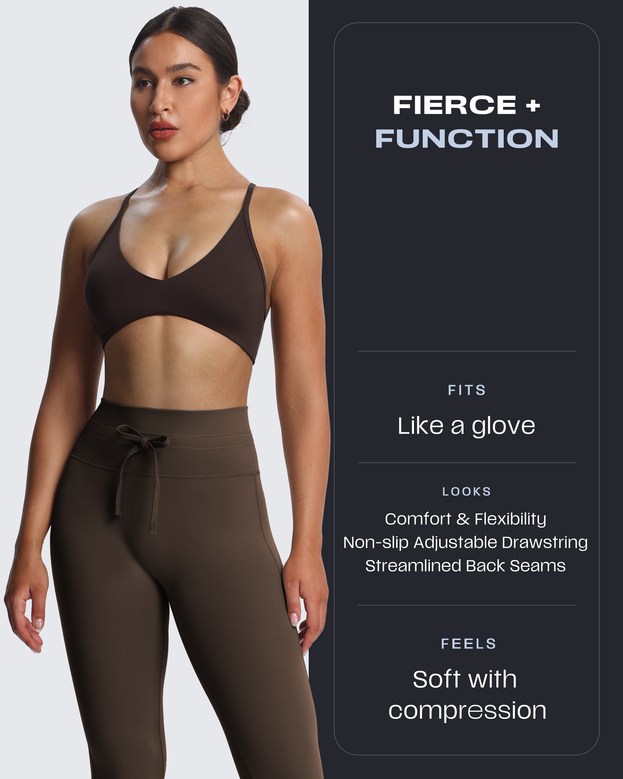 Aoxjox "Mila" Scrunch Leggings 24.5”