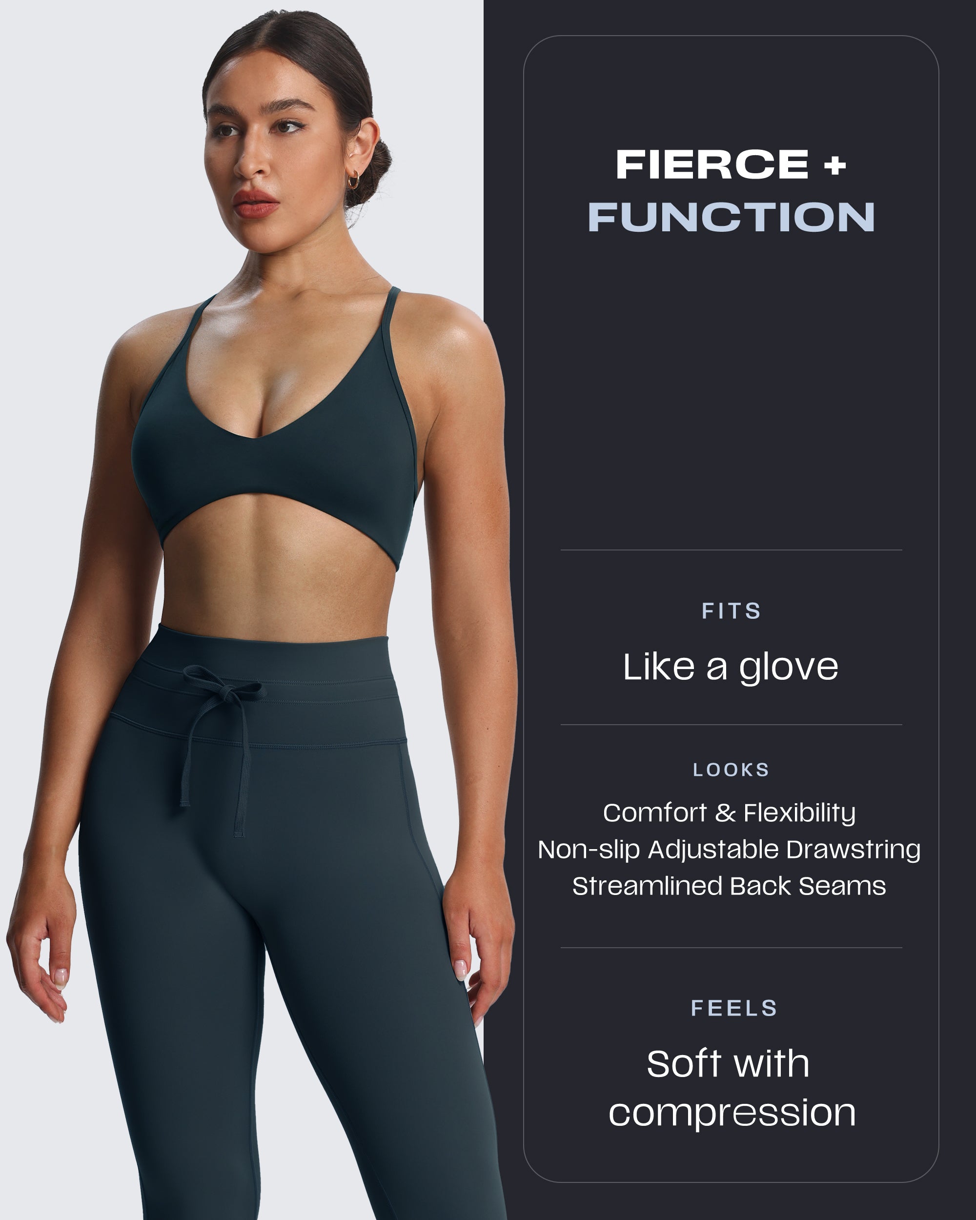 Aoxjox "Mila" Scrunch Leggings 24.5”