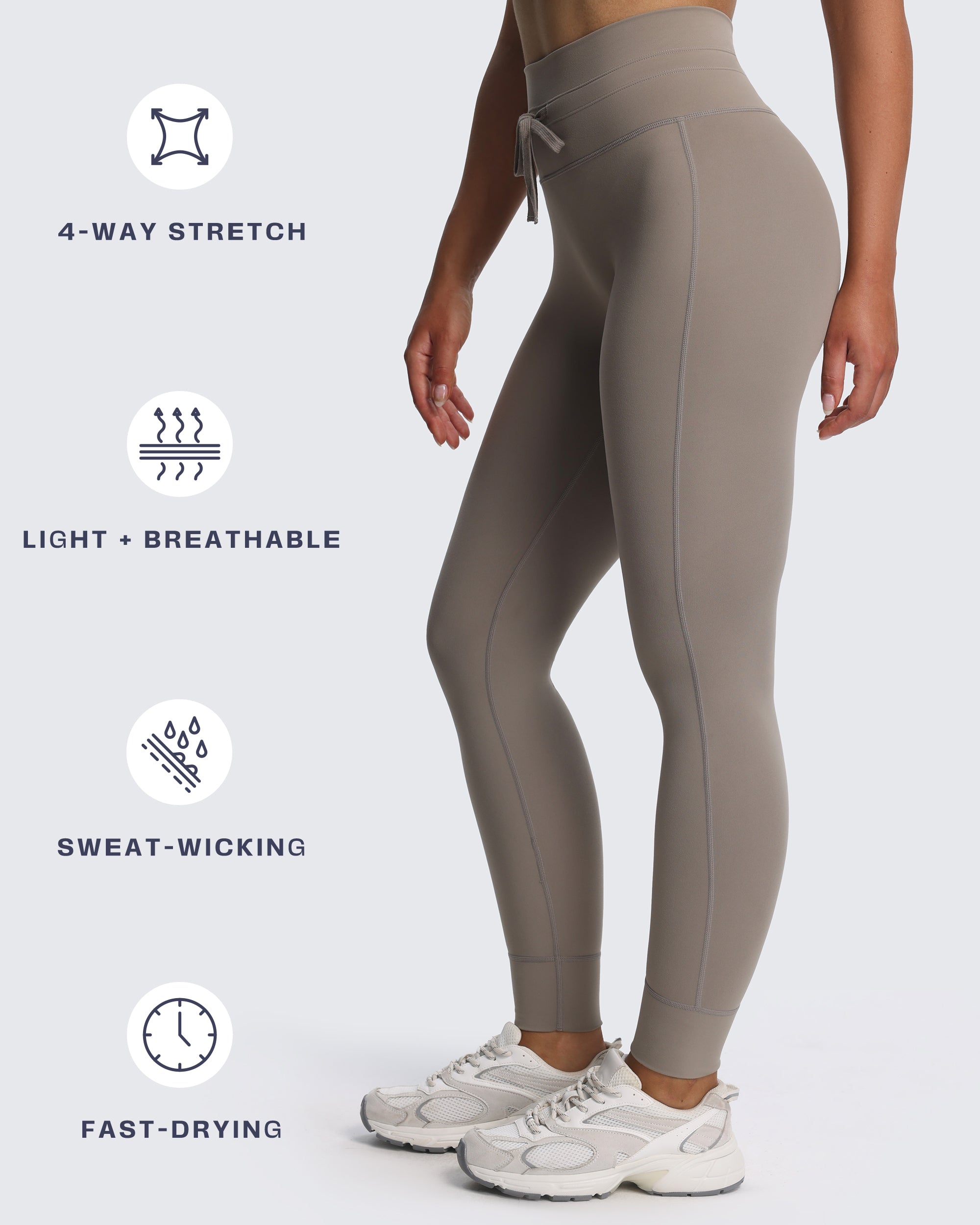 Aoxjox "Mila" Scrunch Leggings 24.5”