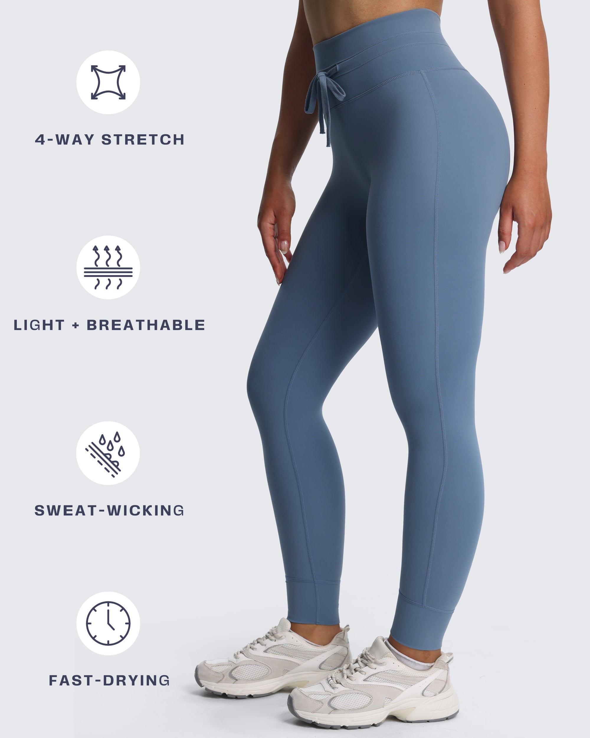 Aoxjox "Mila" Scrunch Leggings 26.5”