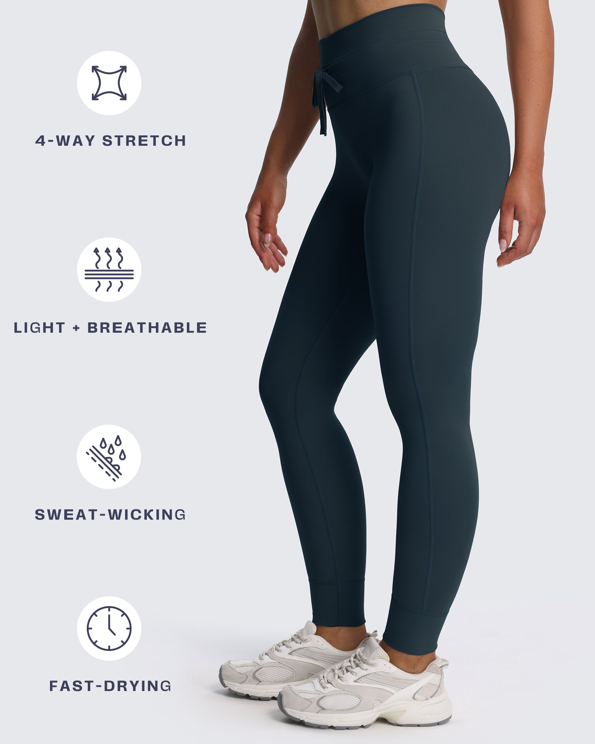 Aoxjox "Mila" Scrunch Leggings 26.5”