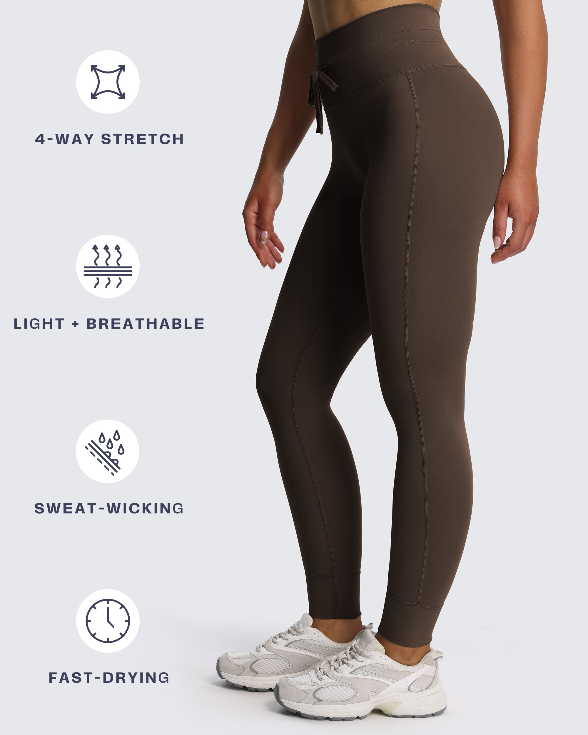 Aoxjox "Mila" Scrunch Leggings 26.5”