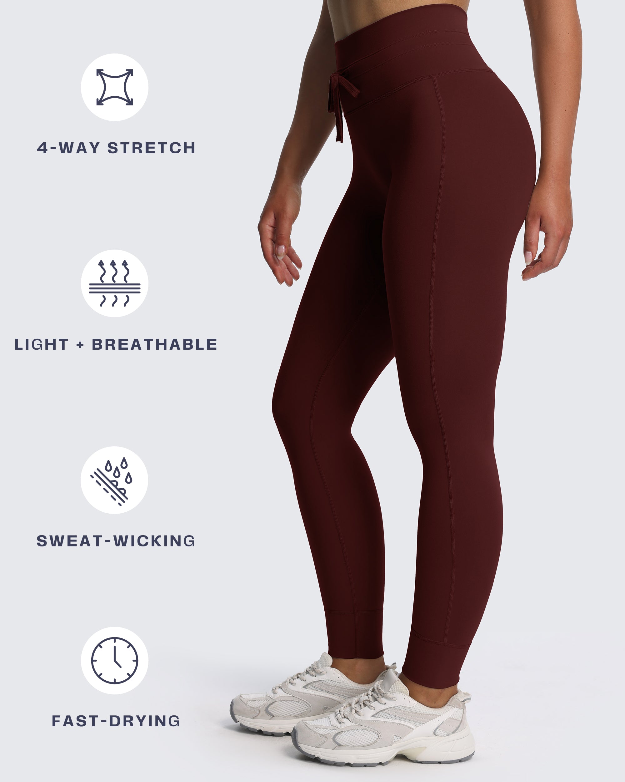 Aoxjox "Mila" Scrunch Leggings 26.5”