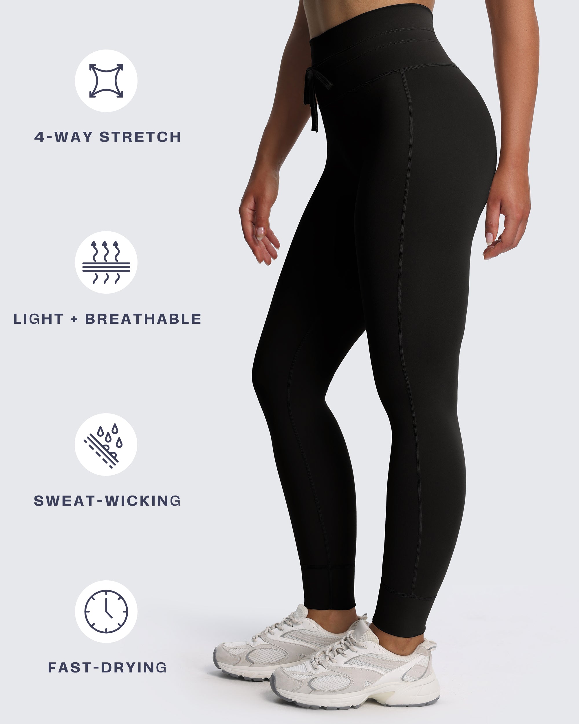 Aoxjox "Mila" Scrunch Leggings 26.5”