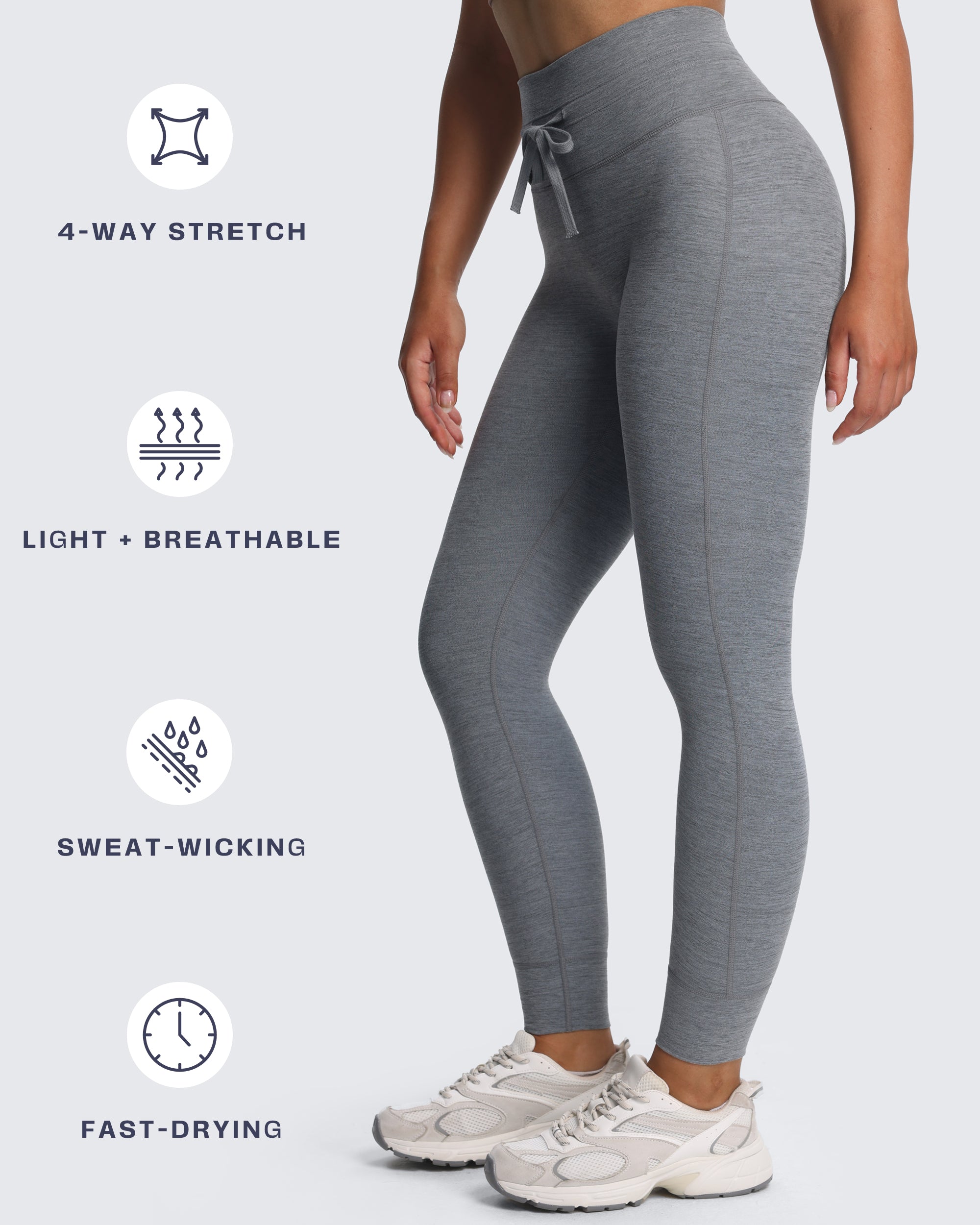 Aoxjox "Mila" Scrunch Leggings 26.5”