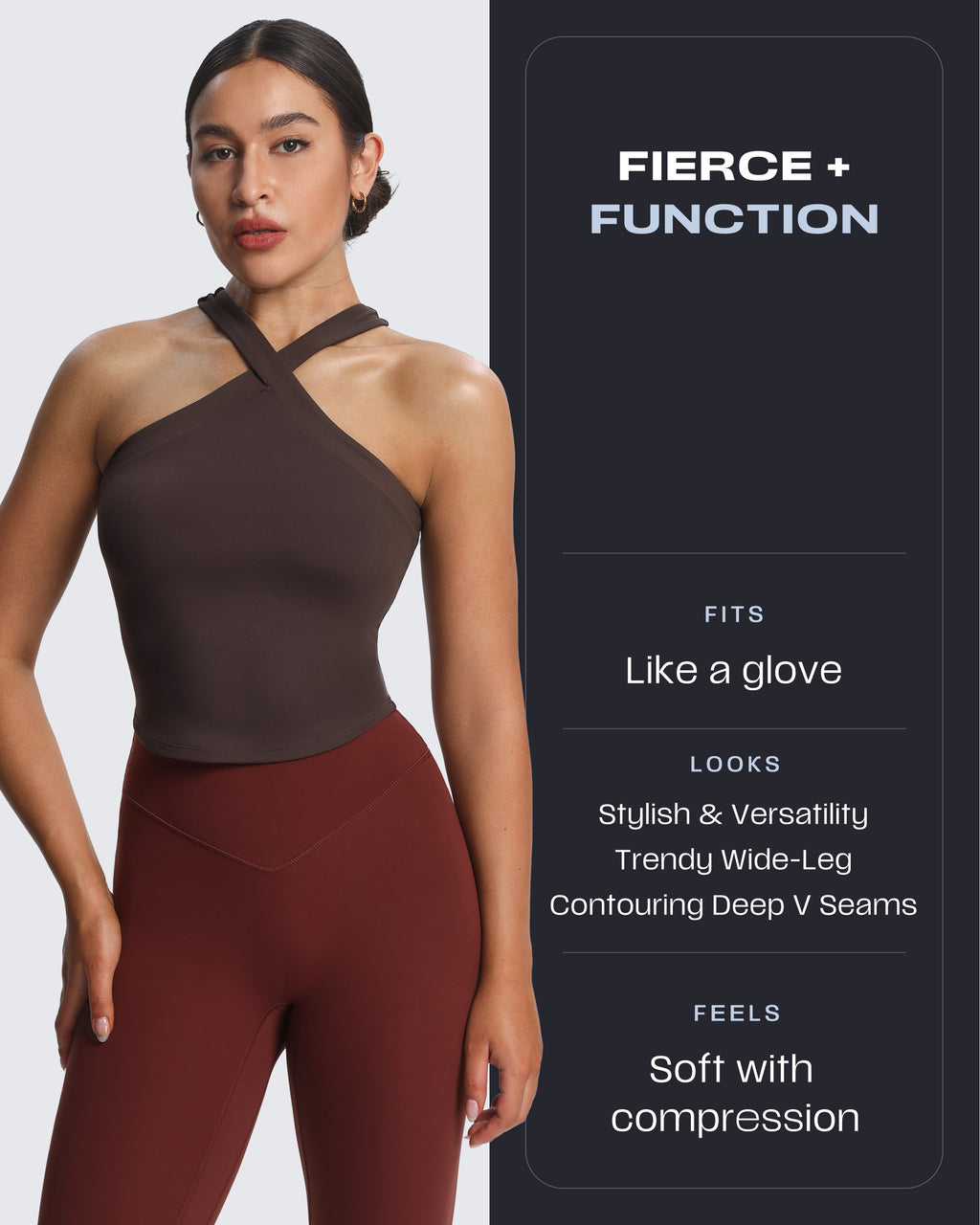Aoxjox "Breeze" High Waisted Flares Leggings 32"