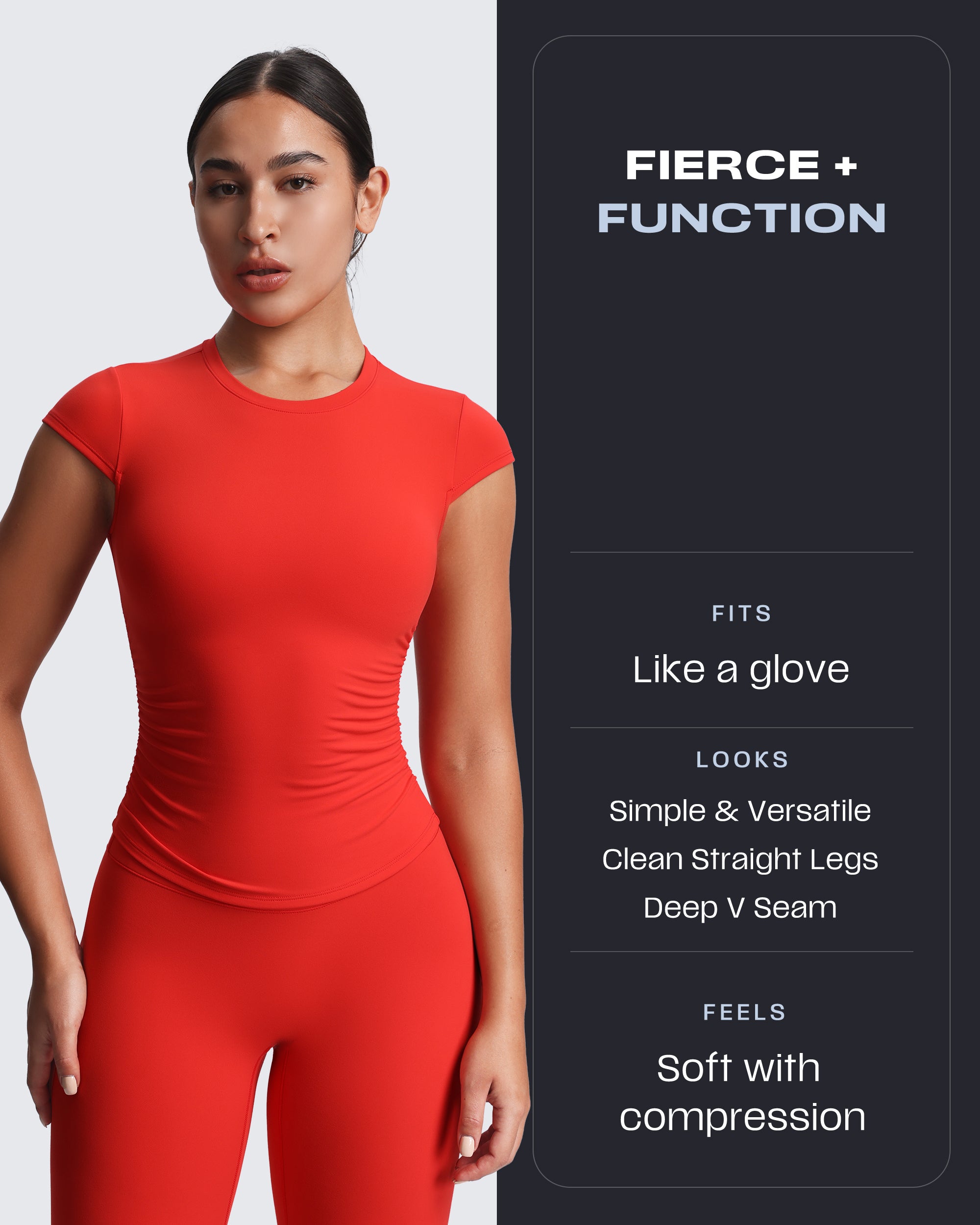 Aoxjox "Velura" Straight Legging 33"