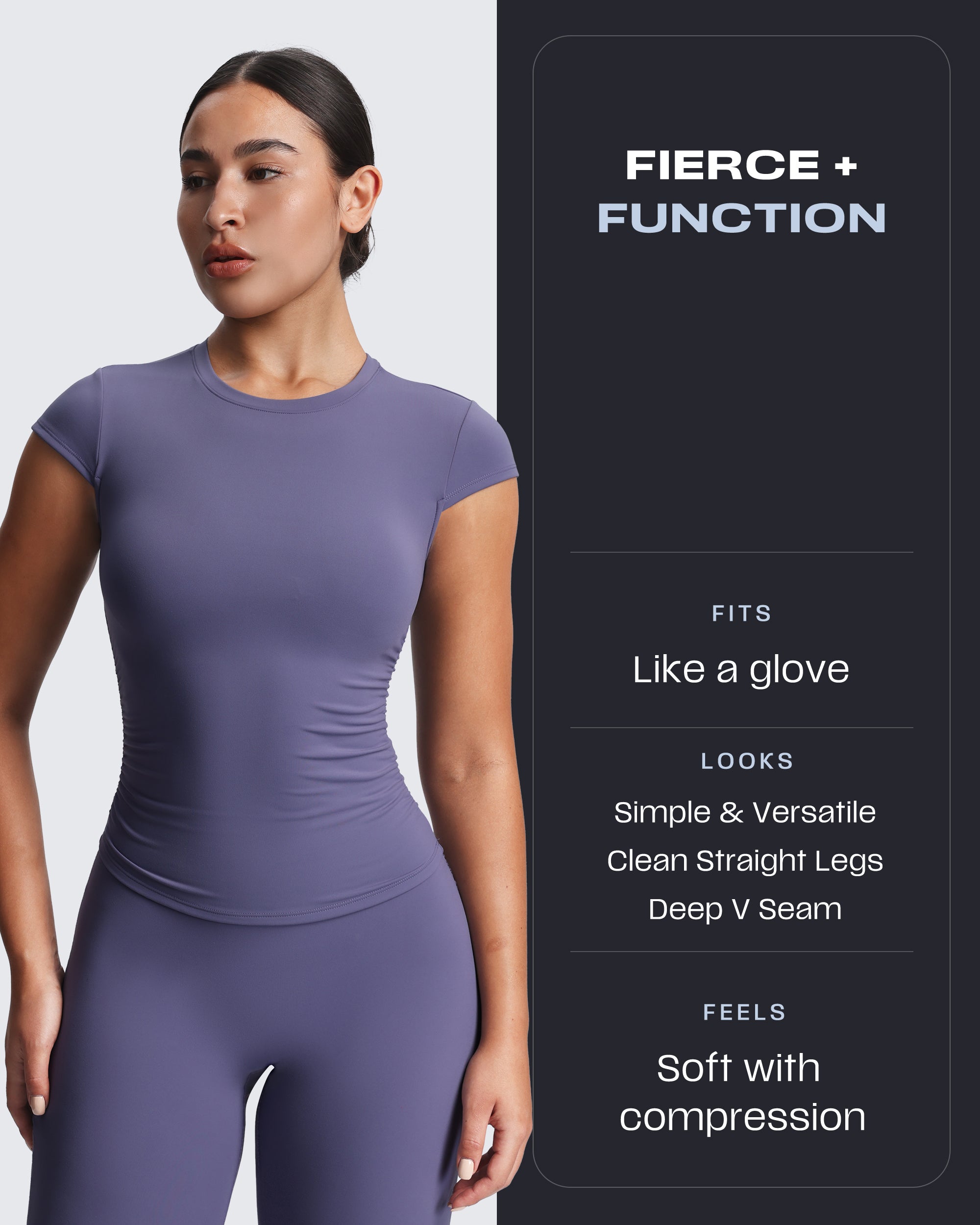 Aoxjox "Velura" Straight Legging 33"
