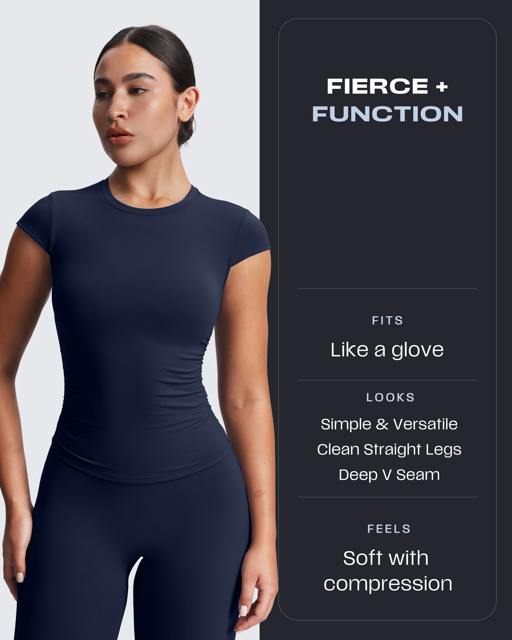 Aoxjox "Velura" Straight Legging 33"