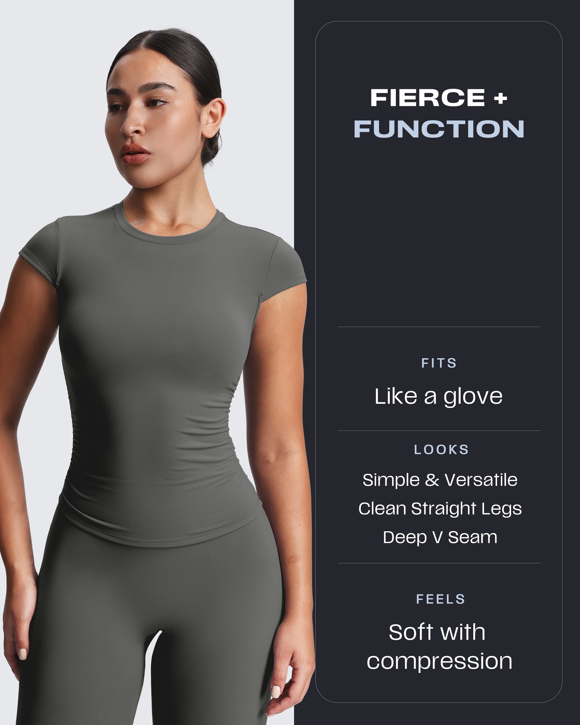 Aoxjox "Velura" Straight Legging 33"