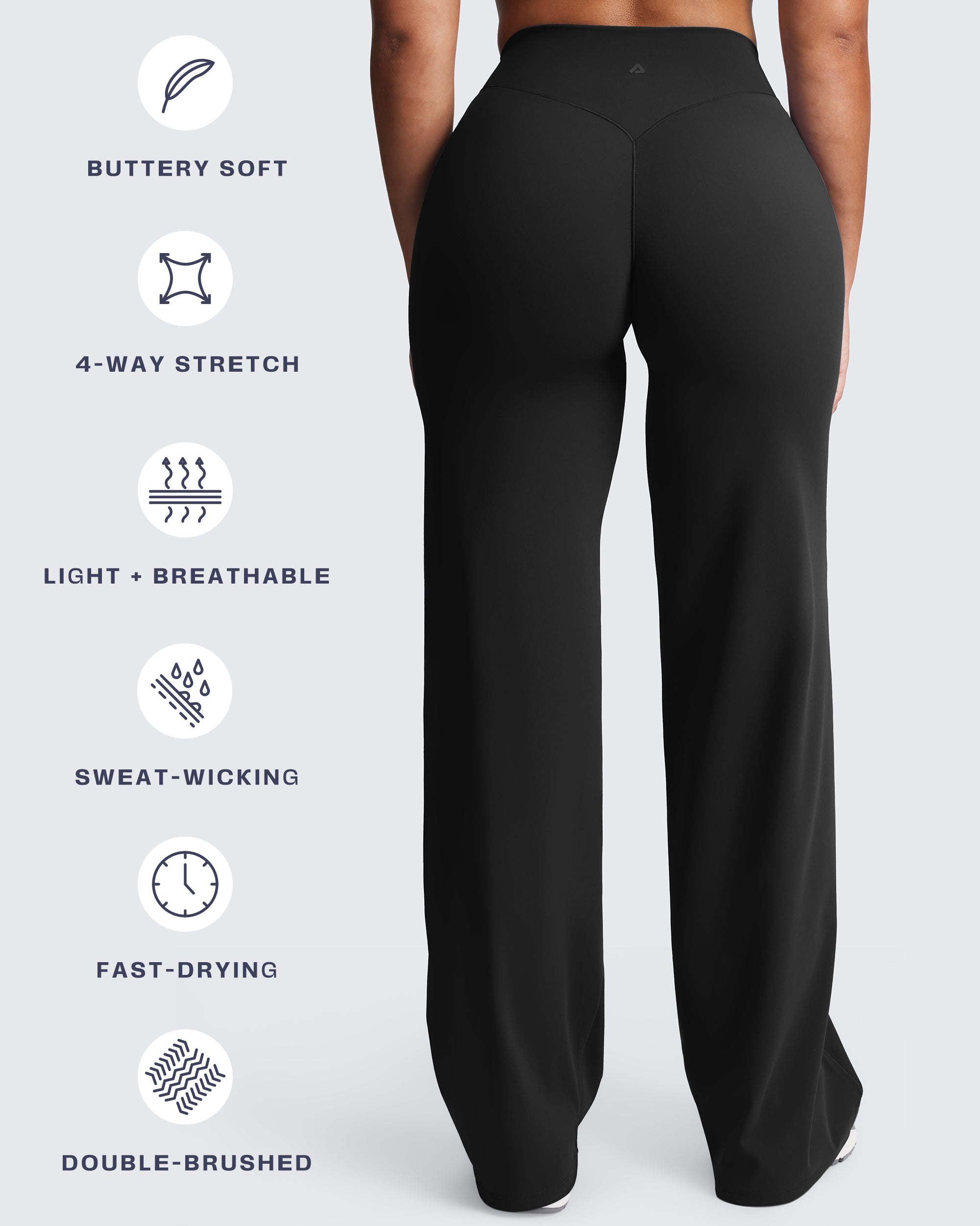 Aoxjox "Velura" Straight Legging 35"