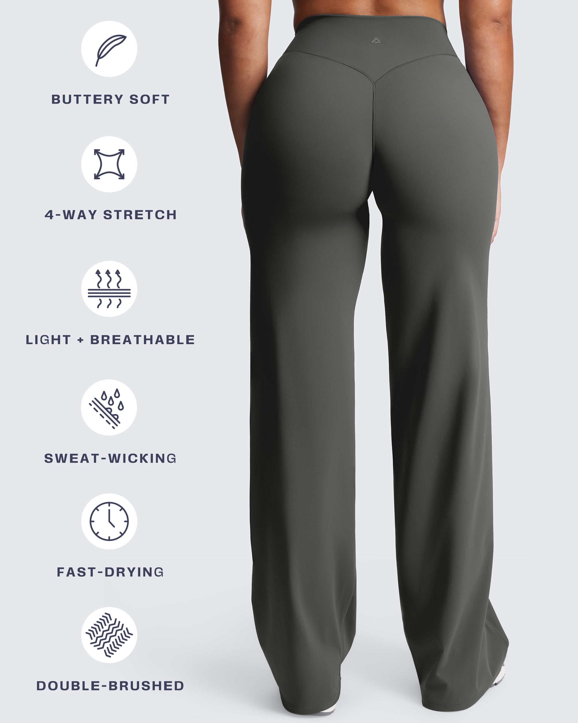 Aoxjox "Velura" Straight Legging 33"