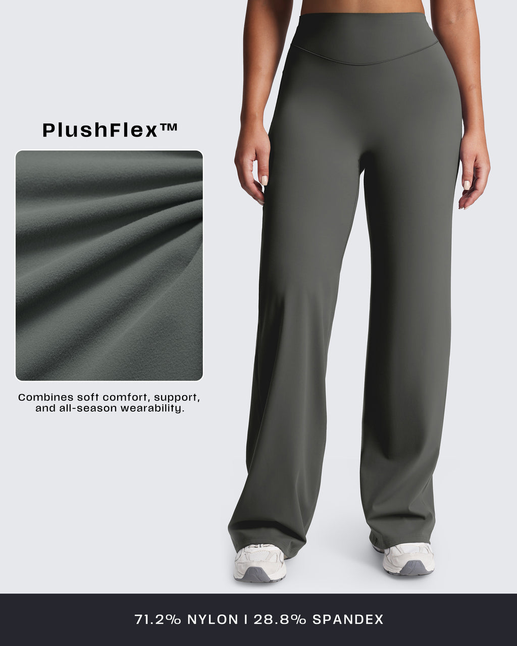Aoxjox "Velura" Straight Legging 33"