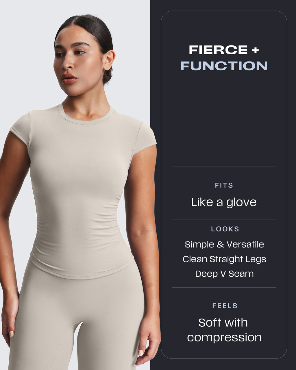 Aoxjox "Velura" Straight Legging 33"