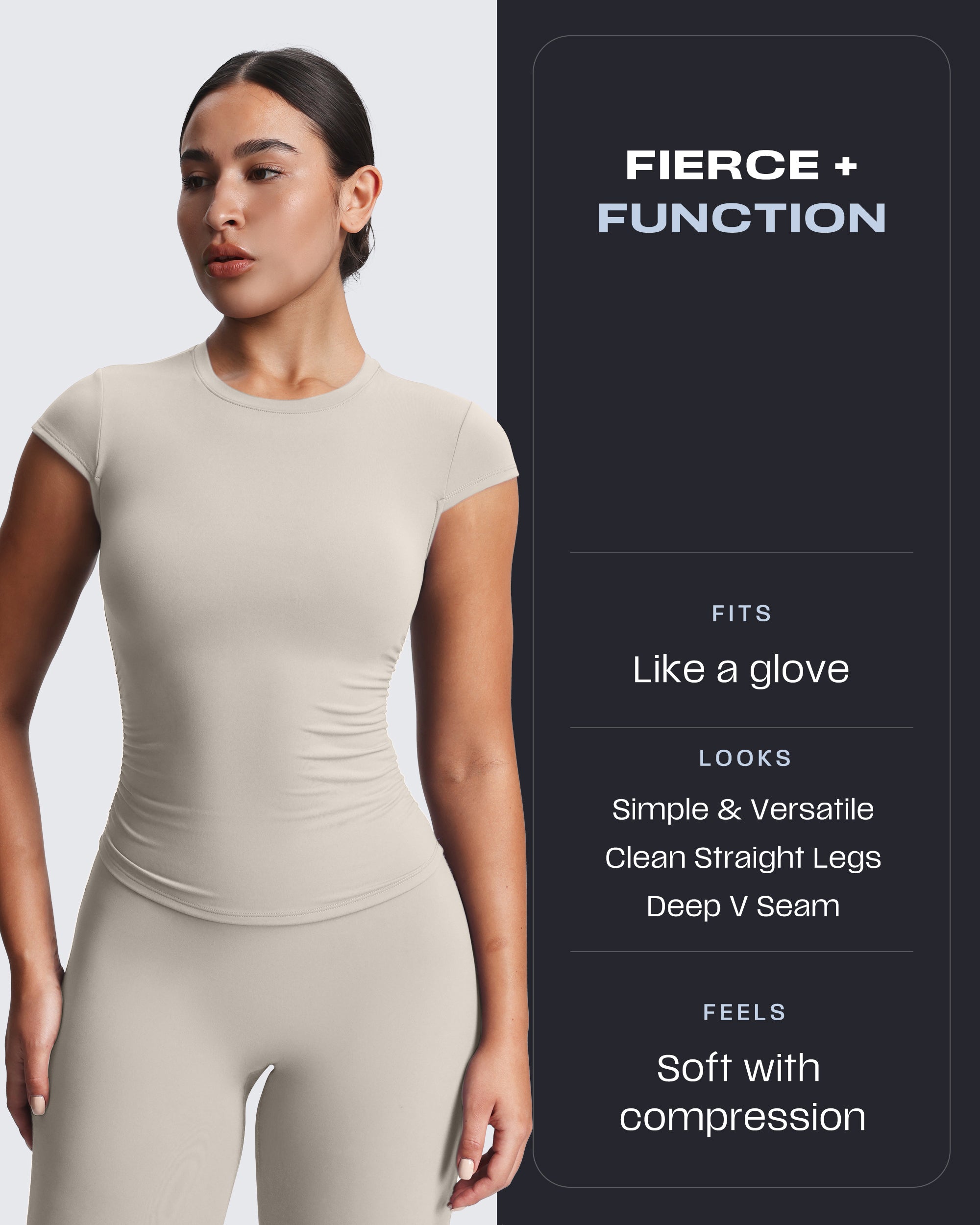 Aoxjox "Velura" Straight Legging 33"