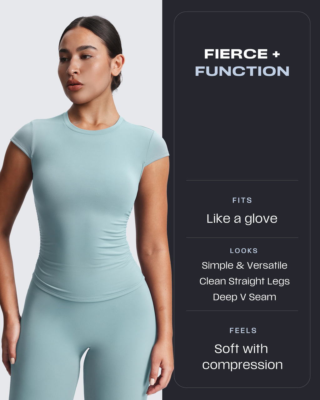 Aoxjox "Velura" Straight Legging 33"